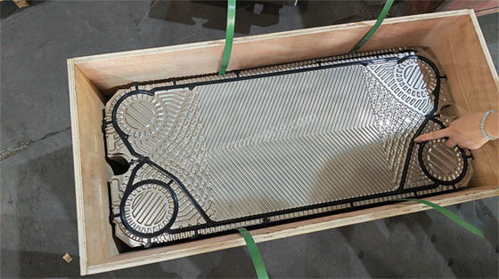 Saubere GEA-Wärmetauscherplatte Pulverbeschichtung 0,5 mm 0,6 mm Dicke