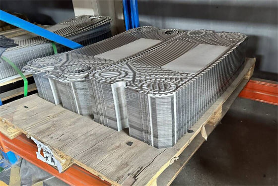 Saubere GEA-Wärmetauscherplatte Pulverbeschichtung 0,5 mm 0,6 mm Dicke