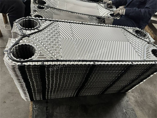 Glatte Vicarb Wärmetauscherplatten Hygiene V4 / V8 / V13 / V20