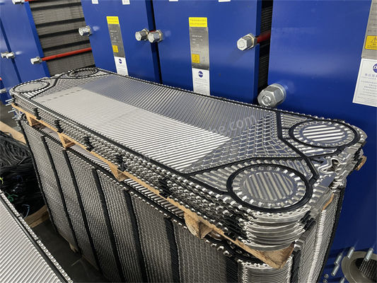 Tränerplatte Wärmetauscher Komponenten 0,6 mm 1,0 mm Dicke