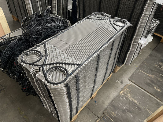 Nickel-Sondex-Wärmetauscherplatte 500 mm Breite Wärmeübertragungsplatte