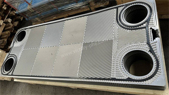 Nickel-Chevron-Wärmetauscherplatten und -Gaskette Ersatz