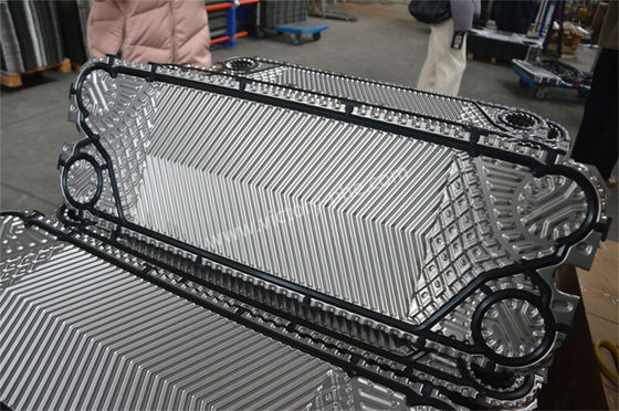 Wärmeübertragungsplatten Hastelloy Legierung Chevron-Platte Muster