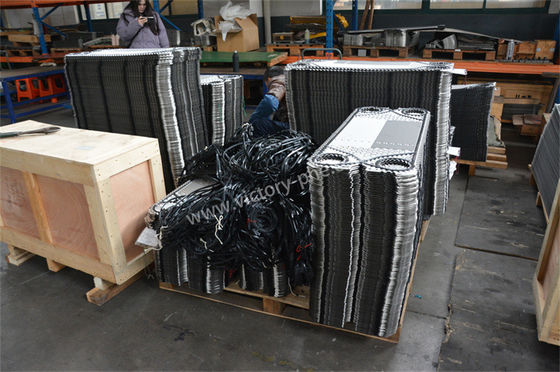Titanium-Vicarb-Platten und -Gaskets 0,5 mm dick Industrieprozesse