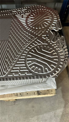 Saubere GEA-Wärmetauscherplatte Pulverbeschichtung 0,5 mm 0,6 mm Dicke