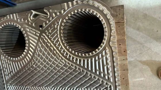 Hastelloy GEA Wärmetauscherplatte 0,5 mm / 0,6 mm Dicke Größe