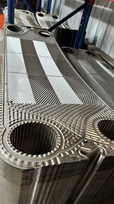 5 mm Platten Pitch-Wärmetauscherplatten mit kundenspezifischen Wellmustern